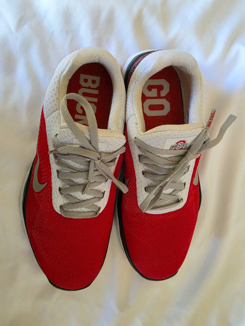 Nike Free Trainer V7 Ohio State Buckeyes, Men's Size 8 Or Women's Size 6